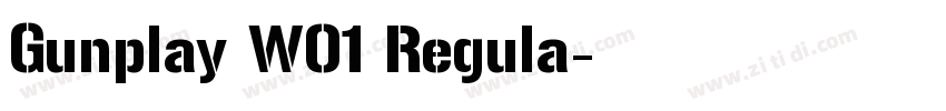 Gunplay W01 Regula字体转换